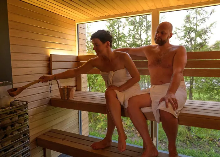 Eco With A Hot Tub And Sauna Feriehus